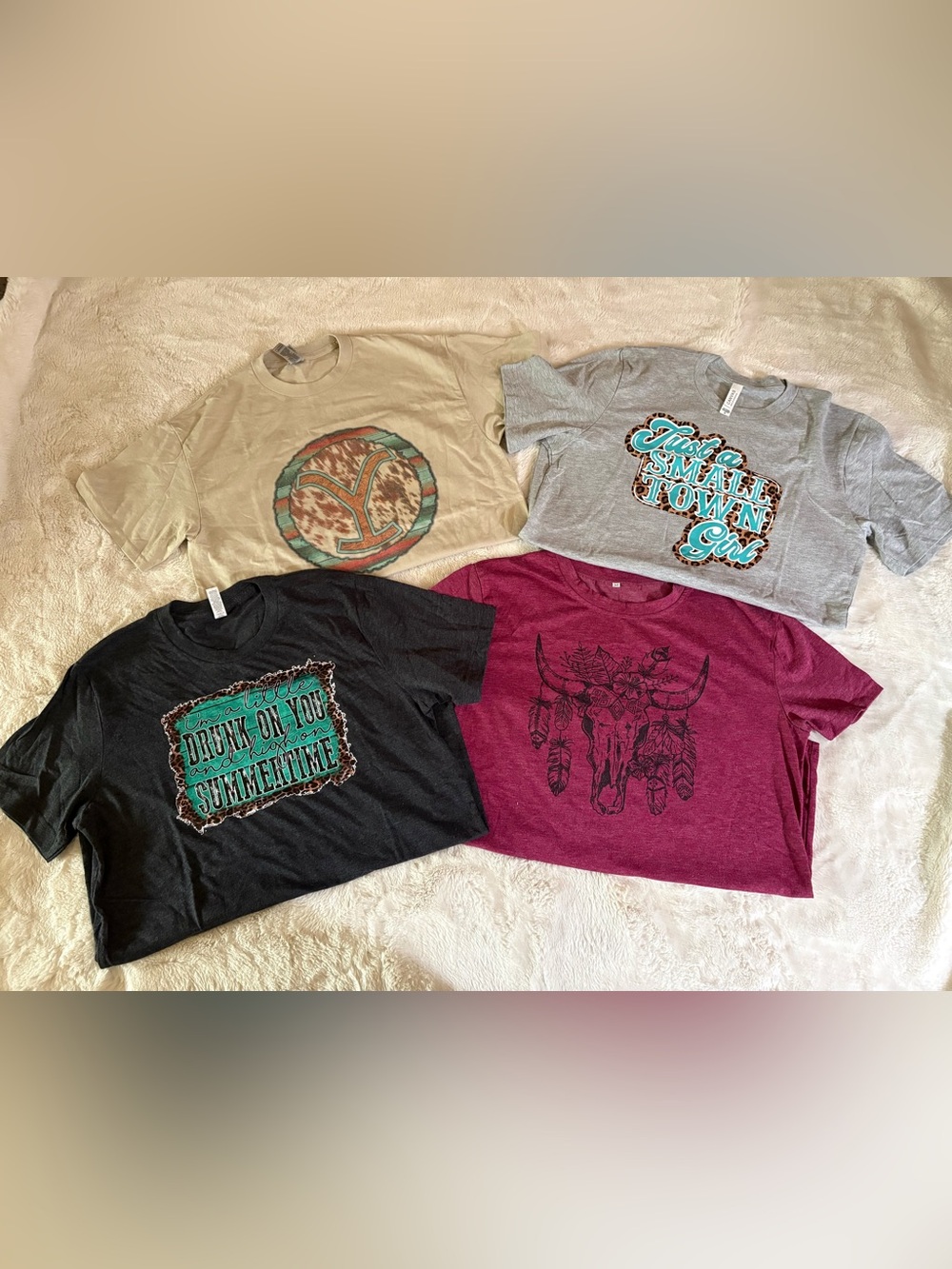 New western graphic tee bundle deal women’s size medium